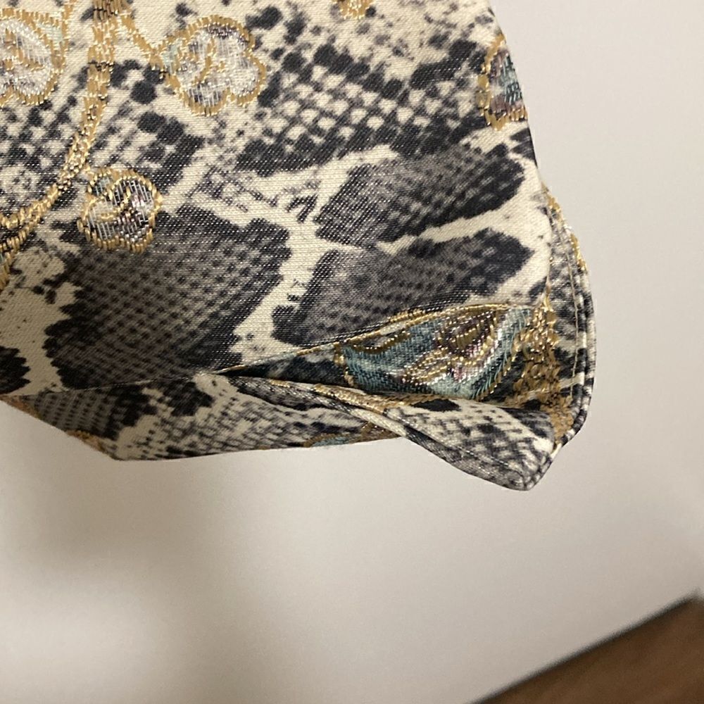 Vertigo Paris Python Print Embroidered 1 Button W… - image 4